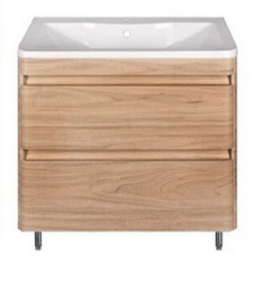 Изображение товара Тумба под раковину Style Line Атлантика 70, СС-00002344, 70 см, напольная, Люкс Plus, ясень перламутр