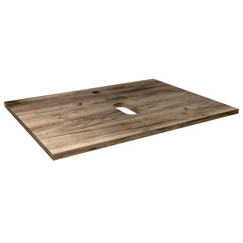 Изображение товара Столешница для ванной Viant Neo 80 см орех натуральный МДФ