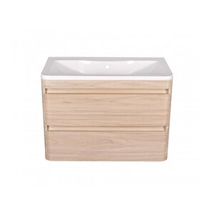 Изображение товара Тумба под раковину Style Line Атлантика 70, СС-00002341, 70 см, подвесная, Люкс Plus, ясень перламутр