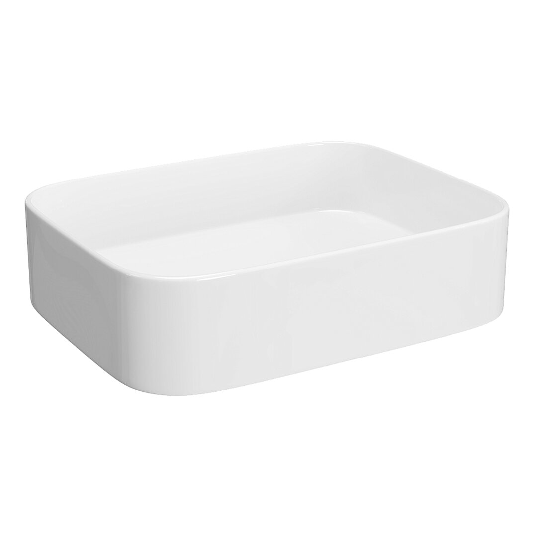 Изображение товара Раковина Stworki Ольборг, S20410WH, 50 см, фарфор, белая