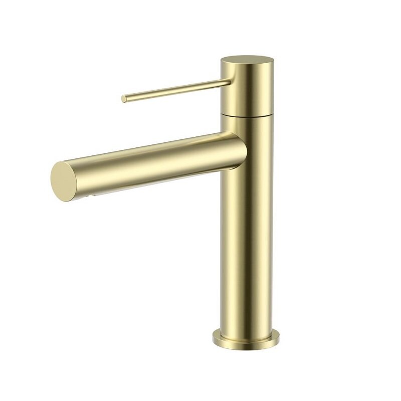 Изображение товара Современный однорычажный смеситель Vincea Aspire для раковины латунь золото Италия
