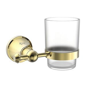 Изображение товара Стакан для щёток Rose RG1912E, держатель золото