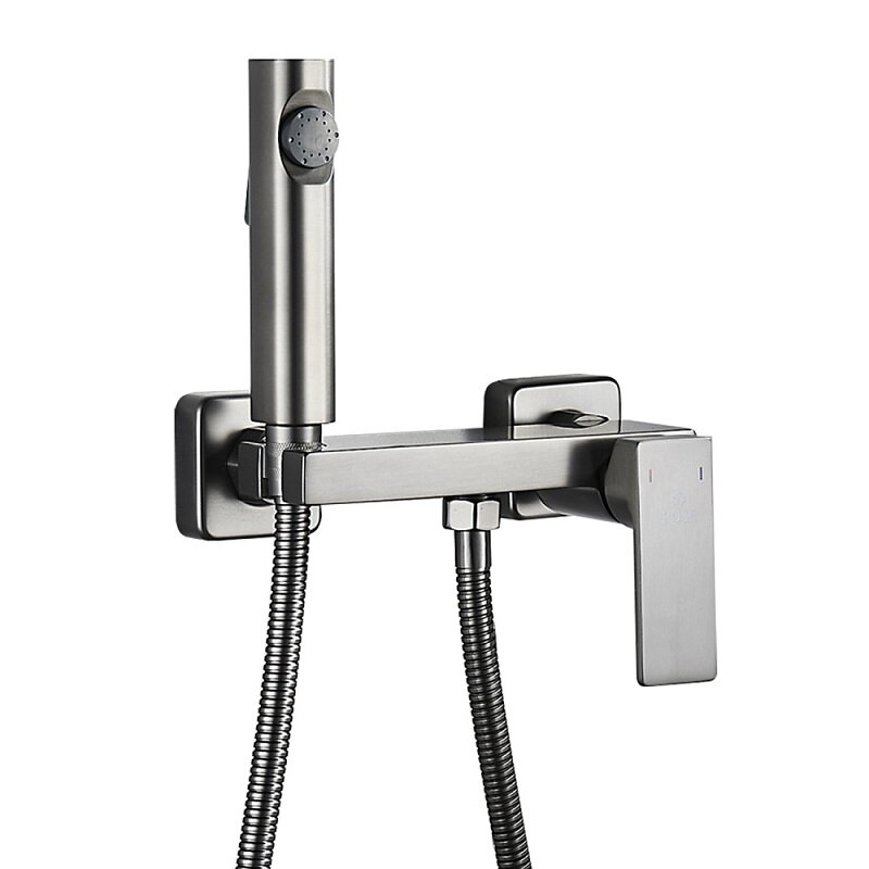 Изображение товара Гигиенический душ Rose R1805T-1 воронёная сталь gunmetal с регулируемым потоком