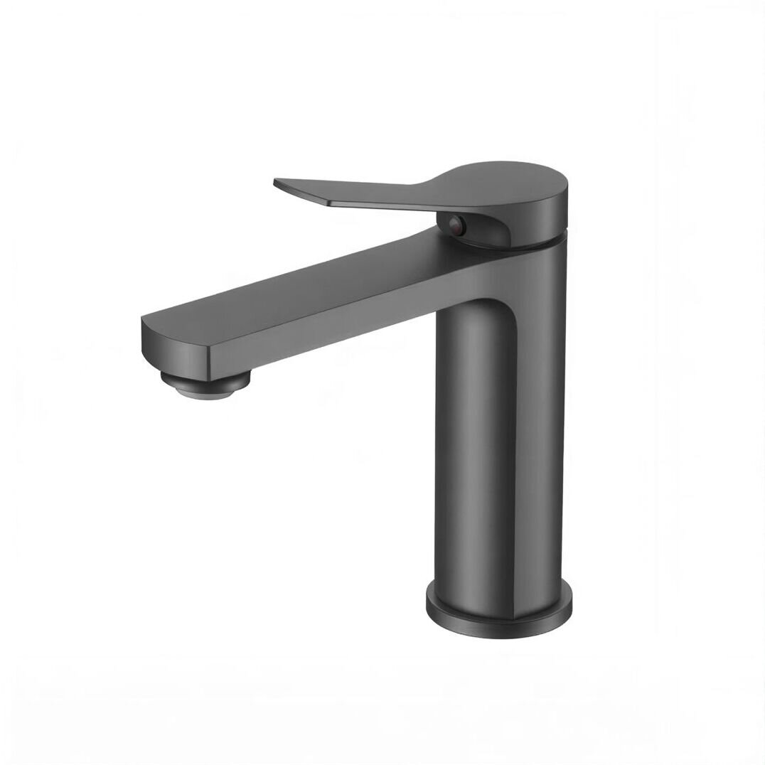 Изображение товара Смеситель Vincea Arco VBF-4AR01GM, для раковины, воронёная сталь, gunmetal Изображение товара Смеситель Vincea Arco VBF-4AR01GM, для раковины, воронёная сталь, gunmetal
