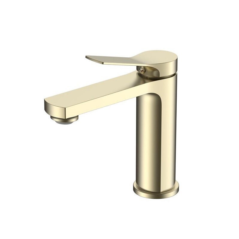 Изображение товара Vincea Arco VBF-4AR01BG — смеситель для раковины, бронзово-золото, 1 отверстие, 14,7 см излив