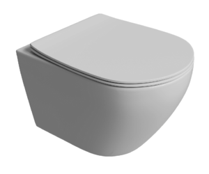 Изображение товара Подвесной унитаз Stworki Кронборг, S28401WH, безободковый, крышка-сиденье микролифт, белый