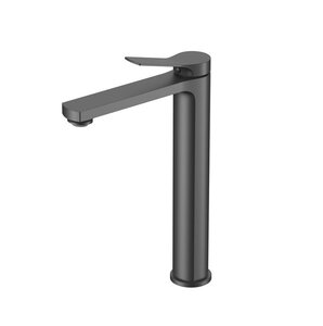 Изображение товара Смеситель Vincea Arco VBF-4AR02GM, для накладной раковины, воронёная сталь, gunmetal