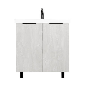 Изображение товара Тумба под раковину Viant Берлин VBER80MDC-T2ST 80 см с влагостойким корпусом