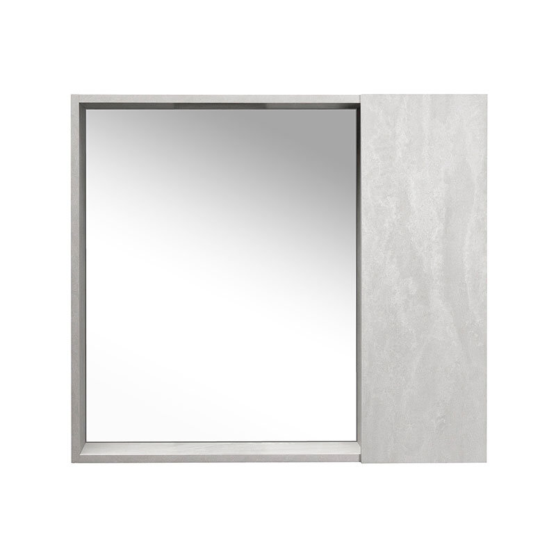 Изображение товара Зеркальный шкаф Viant Берлин VBER80C-ZSH 80 см цемент