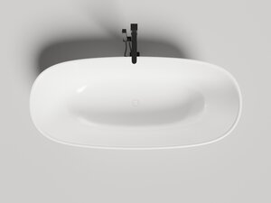 Изображение товара Ванна Salini Greca In 104821M, 180 х 80 см, из искусственного камня S-Stone, белый матовый