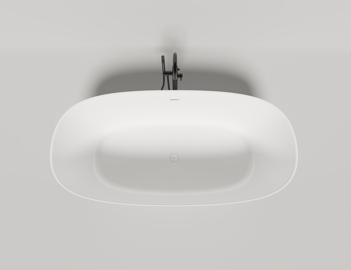 Изображение товара Ванна Salini Sofia 102529M 185x90 см из искусственного камня белый матовый