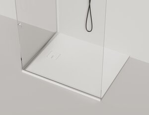 Изображение товара Душевой поддон Salini Oasi 120325M, 120 x 100 см, прямоугольный, из материала S-Stone, белый матовый