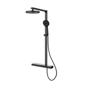 Изображение товара Душевая система Vincea Aspire VSFS-4AS1MB, с каскадным изливом, цвет черный матовый