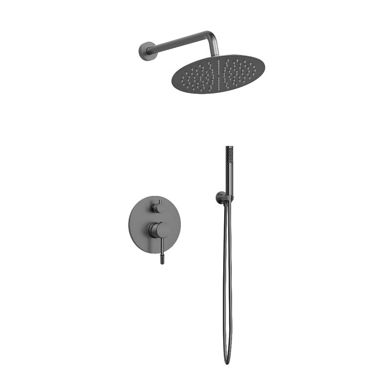 Изображение товара Душевая система Vincea Desire VSFW-1D1GM, воронёная сталь, gunmetal Изображение товара Душевая система Vincea Desire VSFW-1D1GM, воронёная сталь, gunmetal