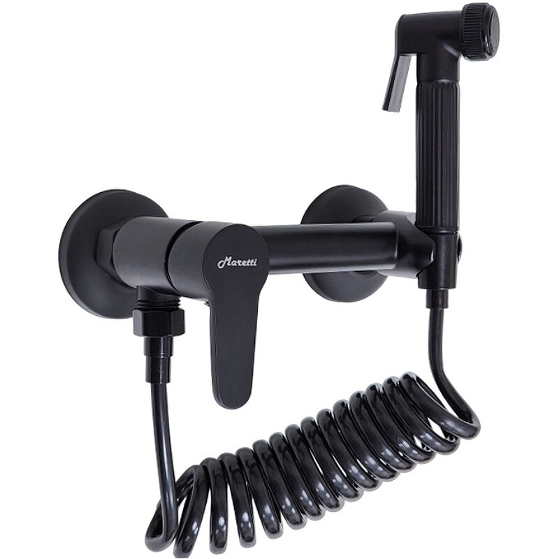 Изображение товара Гигиенический душ Maretti Project Black PB30RN69 со смесителем черный