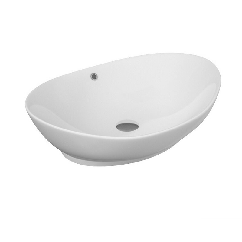 Изображение товара Раковина Maretti Eleganza EN13NS48-844 60 см белая фарфор накладная Изображение товара Раковина Maretti Eleganza EN13NS48-844 60 см белая фарфор накладная