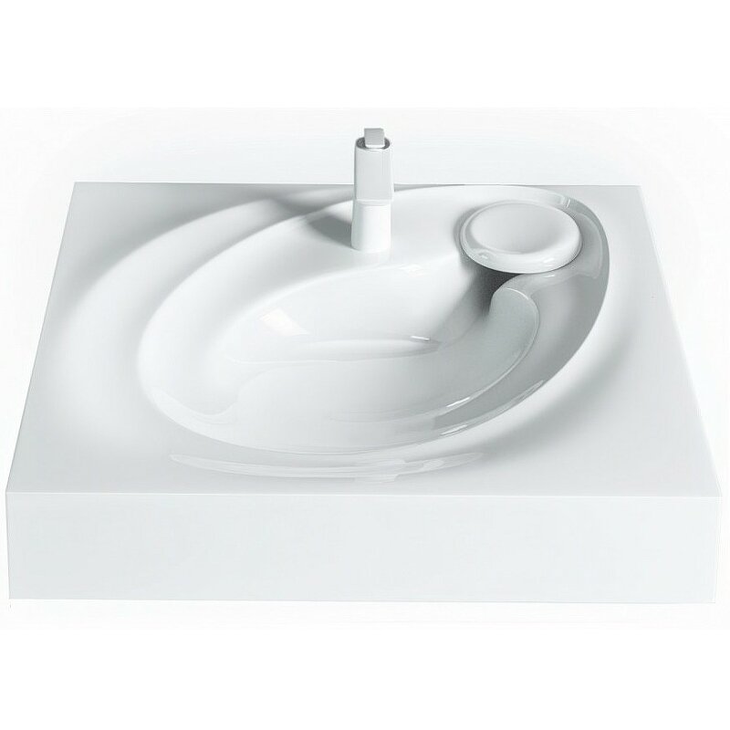 Изображение товара Раковина на стиральную машину Maretti Valentina VA13SM98-844, 60 см, искусственный камень, подвесная, белая