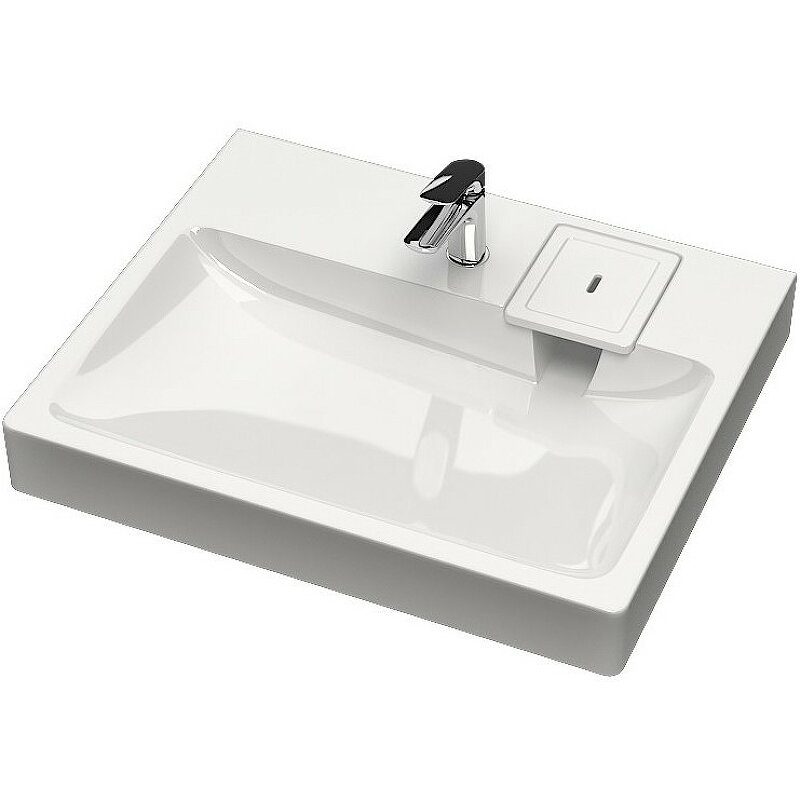 Изображение товара Раковина на стиральную машину Maretti Katrina KA13SM78-844 60 см искусственный камень белая