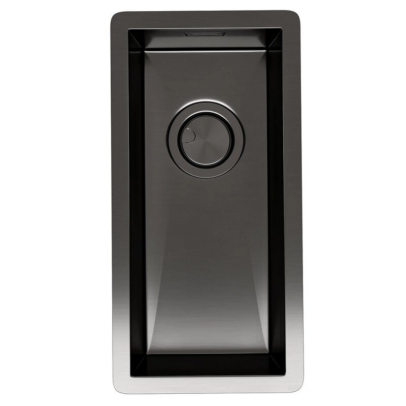 Изображение товара Кухонная мойка Reflexion Como RX2022BL нержавеющая сталь вороненая сталь gunmetal 22 см