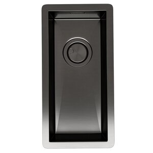 Изображение товара Кухонная мойка Reflexion Como RX2022BL нержавеющая сталь вороненая сталь gunmetal 22 см