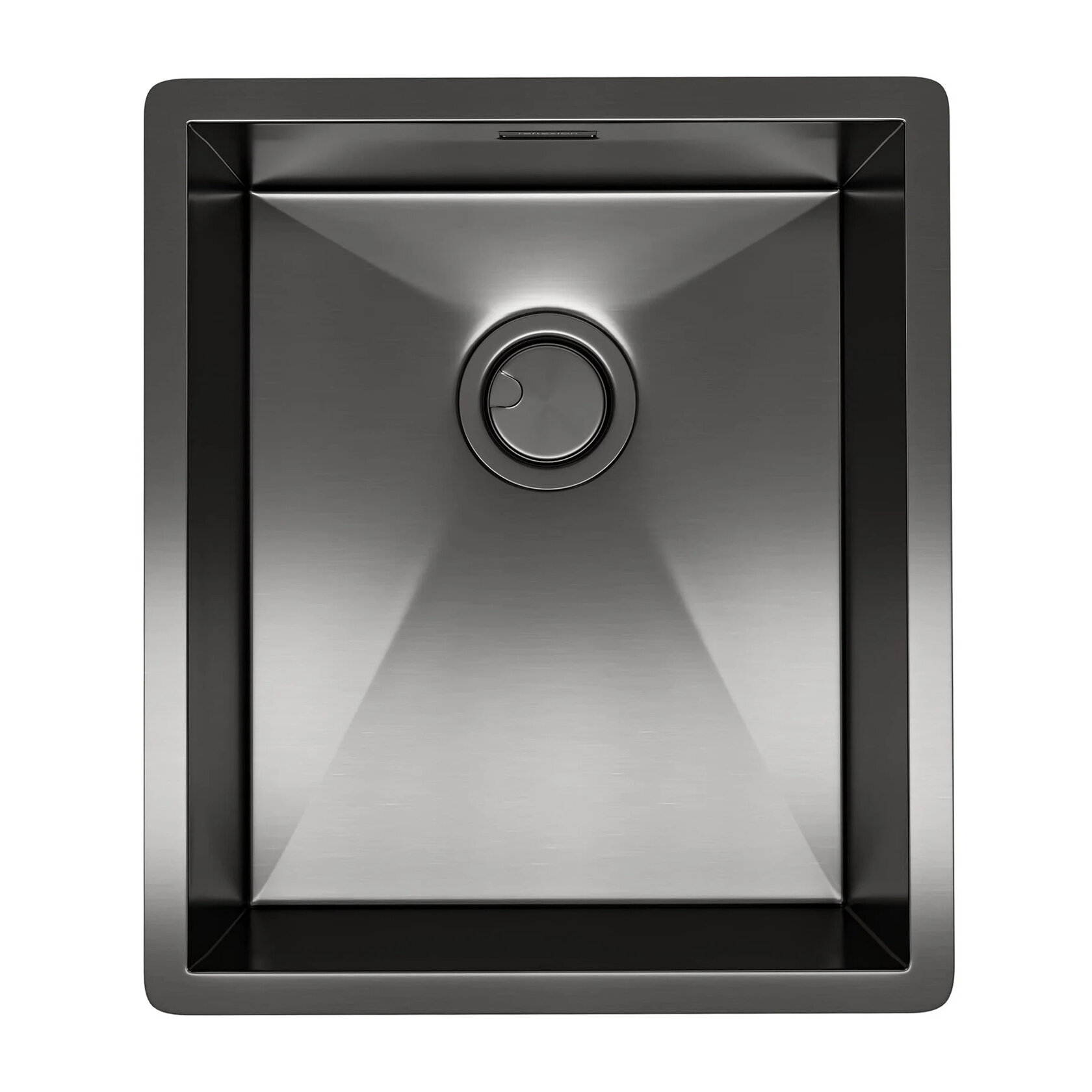 Изображение товара Мойка кухонная Reflexion Como RX2038BL, 38 см, нержавеющая сталь, PVD-покрытие вороненая сталь, gunmetal