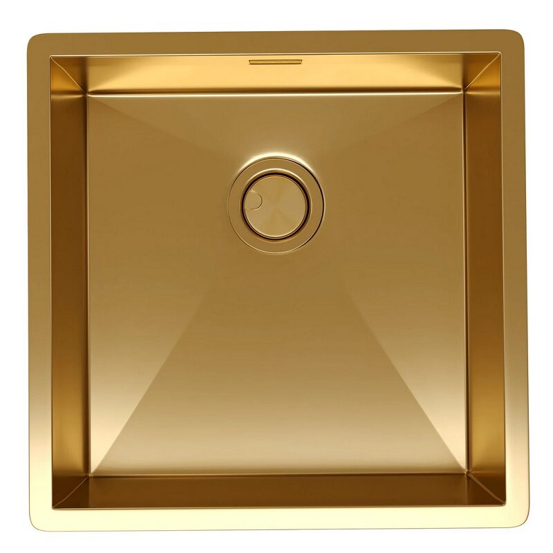Изображение товара Мойка кухонная Reflexion Como RX2044GD, 44 см, нержавеющая сталь, PVD-покрытие золото брашированное Изображение товара Мойка кухонная Reflexion Como RX2044GD, 44 см, нержавеющая сталь, PVD-покрытие золото брашированное