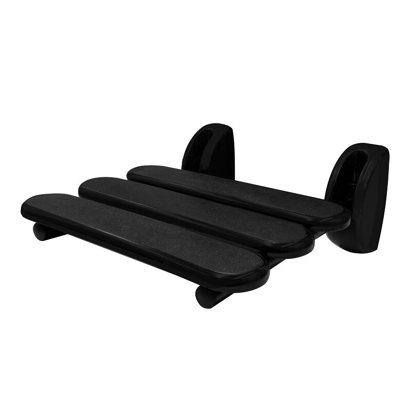 Изображение товара Сиденье для душа Ridder Pro А140110 откидное черный матовый для пожилых