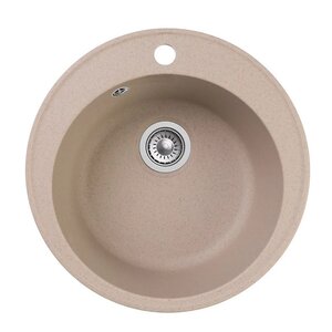 Изображение товара Мойка кухонная Reflexion Arena RF0148BE, 48 см, искусственный камень, бежевый