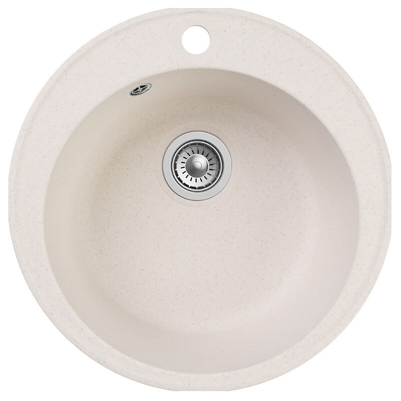 Изображение товара Мойка кухонная Reflexion Arena RF0148WH, 48 см, искусственный камень, белый