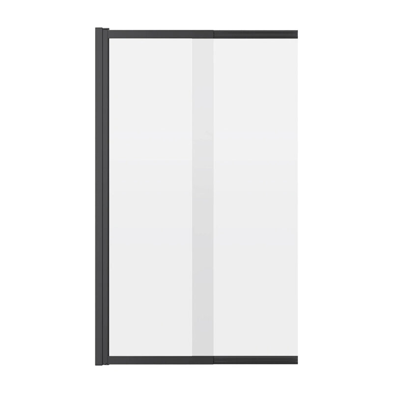 Изображение товара Шторка на ванну Reflexion Slider RX15090CBL-21 90 см стекло прозрачное профиль черный матовый