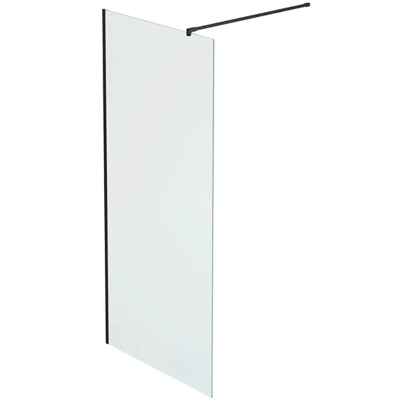 Изображение товара Душевая стенка Reflexion Walk In RX200100CBL-13 100 см прозрачное стекло черный профиль