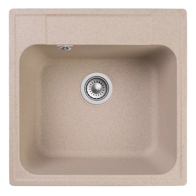 Изображение товара Мойка кухонная Reflexion Etude RF0353BE, 48 см, искусственный камень, бежевый