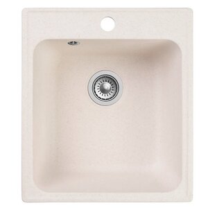Изображение товара Мойка кухонная Reflexion Etude RF0353WH, 48 см, искусственный камень, белый