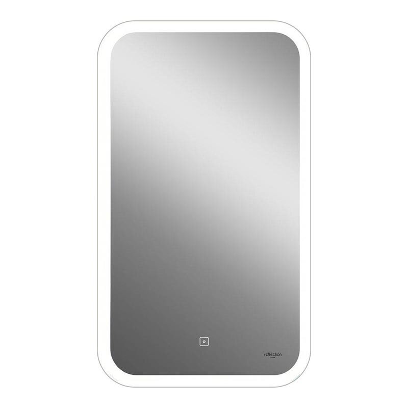 Изображение товара Зеркало Reflexion Minimal RF4818MN, 40 x 70 см, с LED-подсветкой, сенсорный выключатель, цвет белый