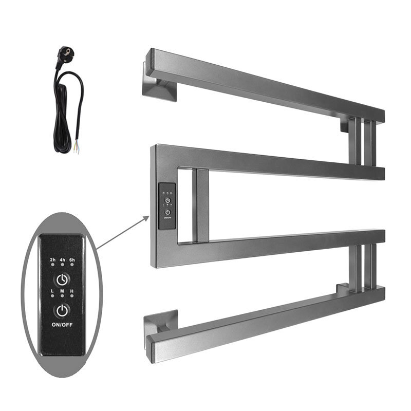 Изображение товара Полотенцесушитель электрический Altasan МонакоПроф4050Г, графит, 40x50 см