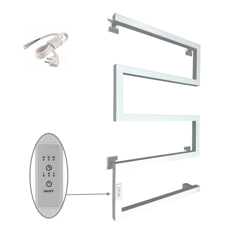 Изображение товара Электрический полотенцесушитель Altasan ШалимарПроф8050БМ 80 см белый матовый