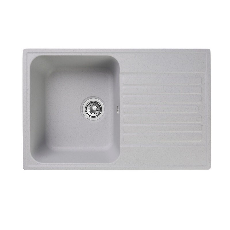 Изображение товара Мойка кухонная Reflexion Bolero RF0574GR, 74 см, искусственный камень, серый Изображение товара Мойка кухонная Reflexion Bolero RF0574GR, 74 см, искусственный камень, серый