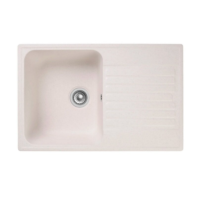 Изображение товара Мойка Reflexion RF0574WH 74 см белая из искусственного камня