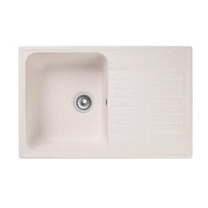 Изображение товара Мойка кухонная Reflexion Bolero RF0574WH 74 см искусственный камень белая