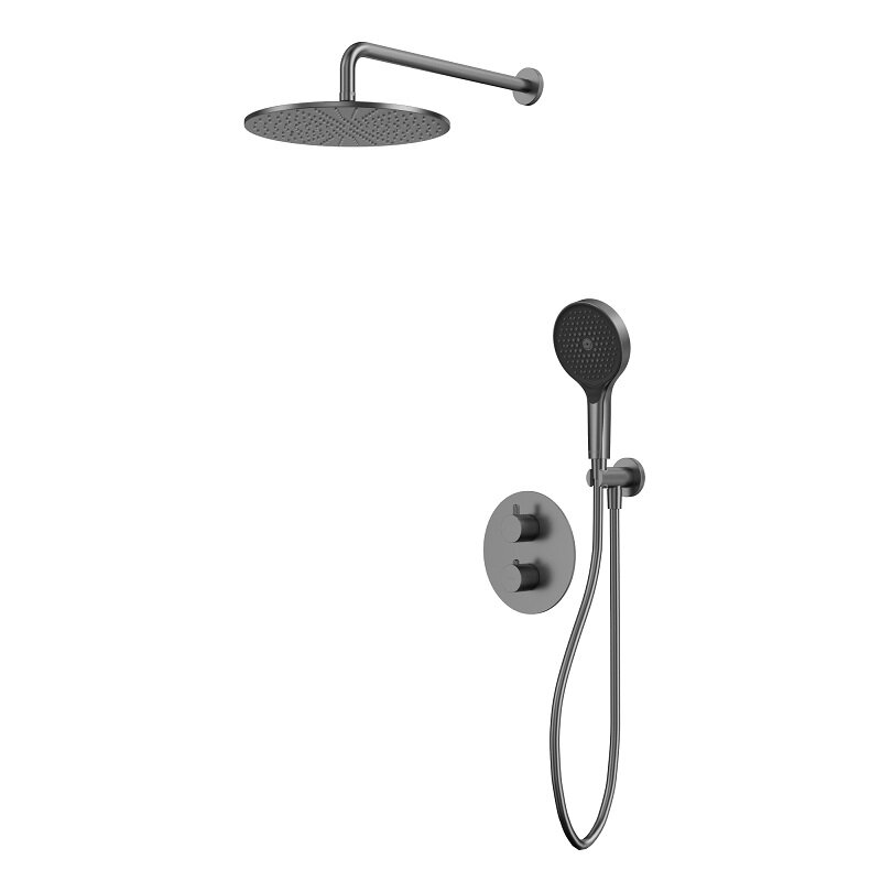 Изображение товара Душевая система Whitecross Y Gunmetal термостатическая для ванной Польша