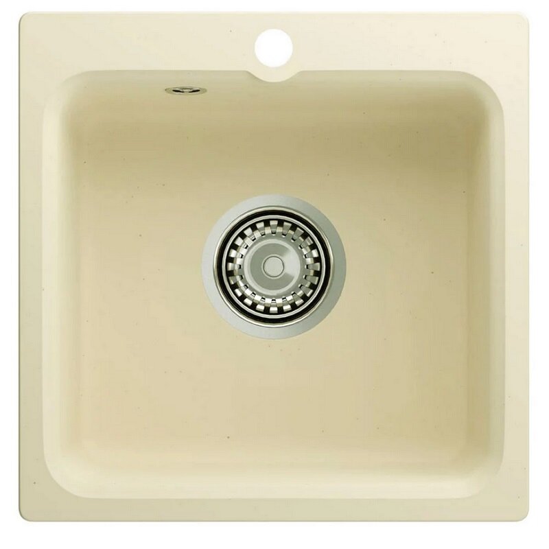 Изображение товара Мойка кухонная Reflexion Base RX0743BE, 43 см, искусственный камень, бежевый