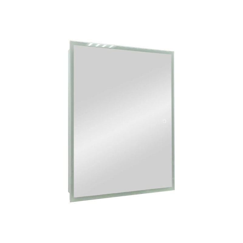 Изображение товара Зеркальный шкаф Reflexion Cube RF2211CB с LED-подсветкой, сенсорным выключателем, 60 см, белый