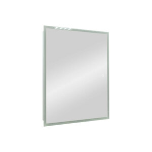 Изображение товара Зеркальный шкаф Reflexion Cube RF2211CB, 60 см, с LED-подсветкой, сенсорный выключатель, цвет белый