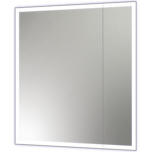 Изображение товара Зеркальный шкаф Reflexion Cube RF2212CB, 70 см, с LED-подсветкой, датчик движения, цвет белый