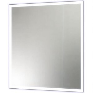 Изображение товара Зеркальный шкаф Reflexion Cube RF2212CB, 70 см, с LED-подсветкой, датчик движения, цвет белый