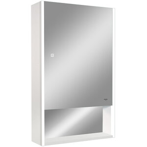 Изображение товара Зеркальный шкаф Reflexion Box RF2420WH, 50 см, с LED-подсветкой, сенсорный выключатель, цвет белый