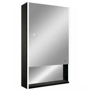 Изображение товара Зеркальный шкаф Reflexion Box RF2421BL, 60 см, с LED-подсветкой, сенсорный выключатель, цвет черный