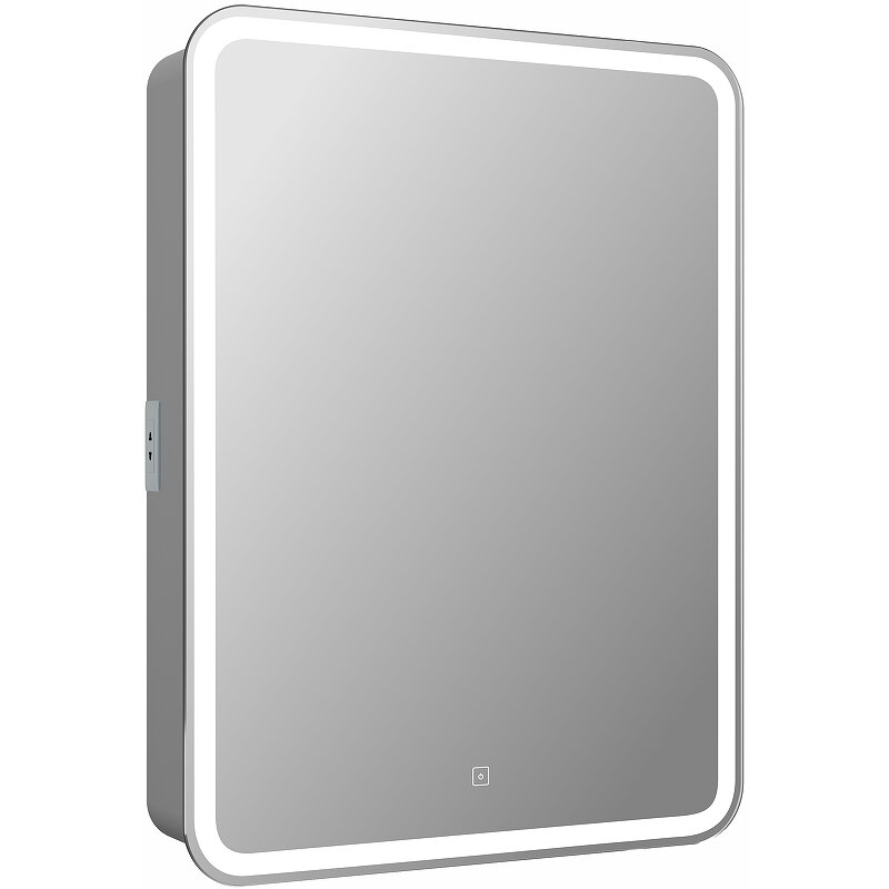 Изображение товара Зеркальный шкаф Reflexion Circle RF2106SR/RF2107SR 55 см с LED-подсветкой и сенсорным управлением