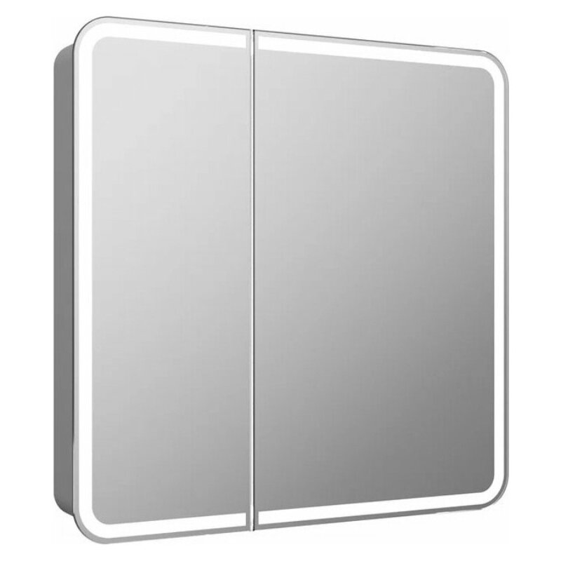 Изображение товара Зеркальный шкаф Reflexion Circle RF2110SR, 80 см, с LED-подсветкой, датчик движения, цвет белый