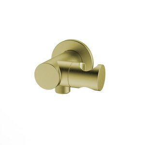 Изображение товара Шланговое подключение Paini 50PJ480TT, с держателем лейки, золото брашированное PVD